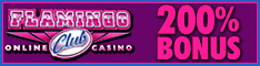 Flamingo Club Online Playtech Casino Bonus!
